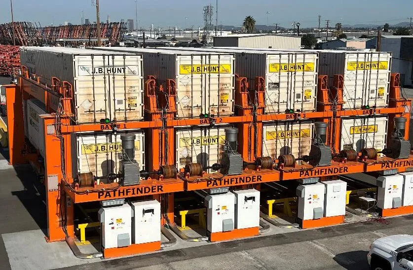 a pathfinder on-site at container terminal