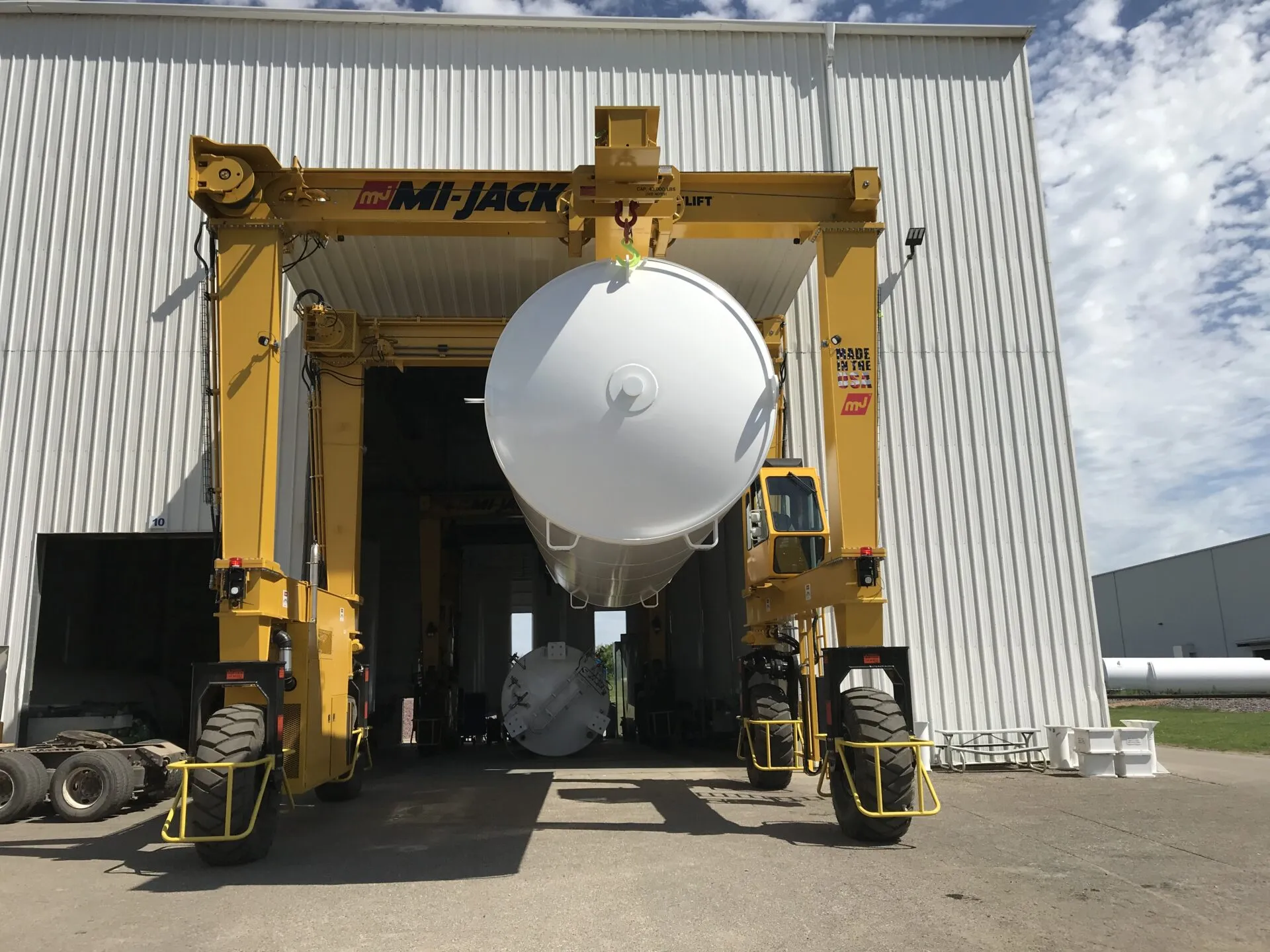 mi-jack mj50hd lifting on site