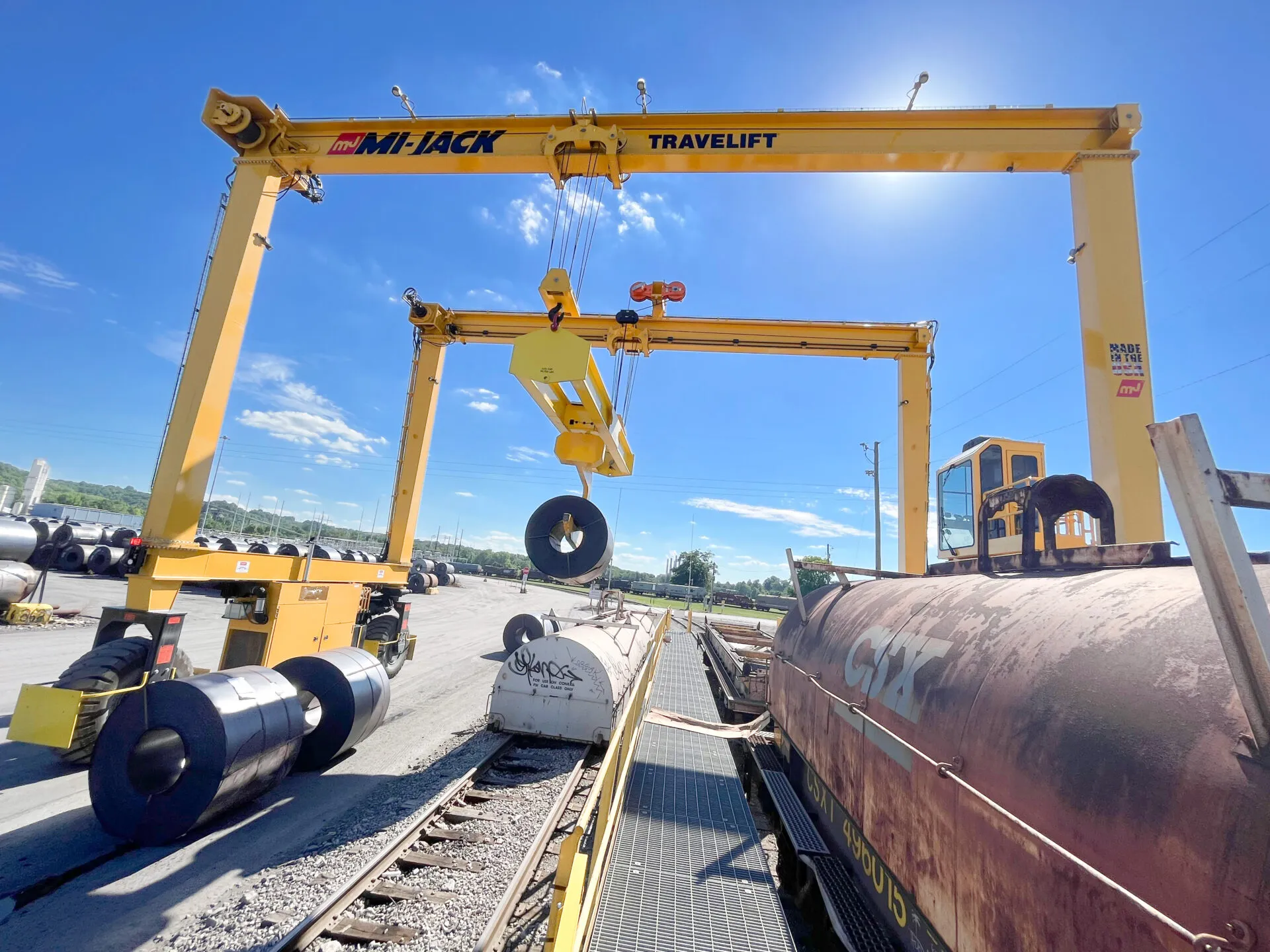 mi-jack mj50hd lifting steel coils