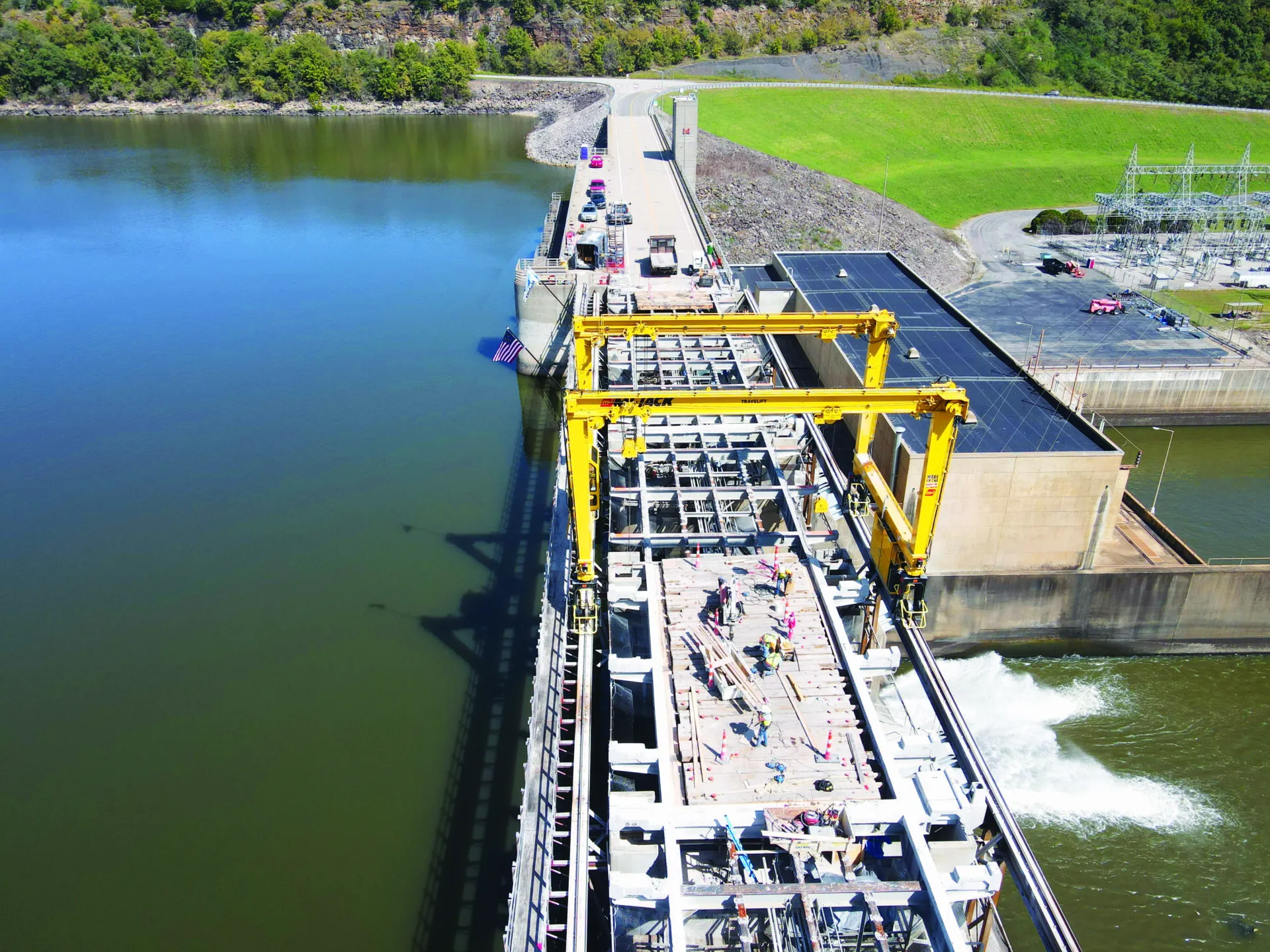 mi-jack mj50hd working on bridge project