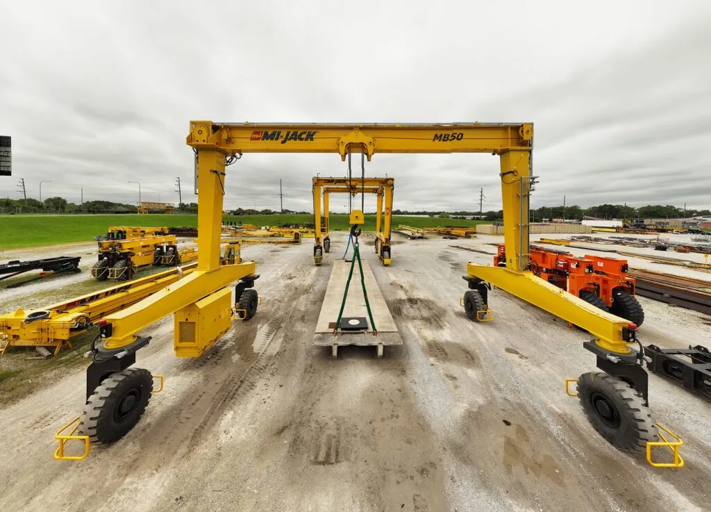 mi-jack single beam gantry monobeam