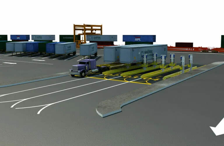 a render example of mi-jack flipper system