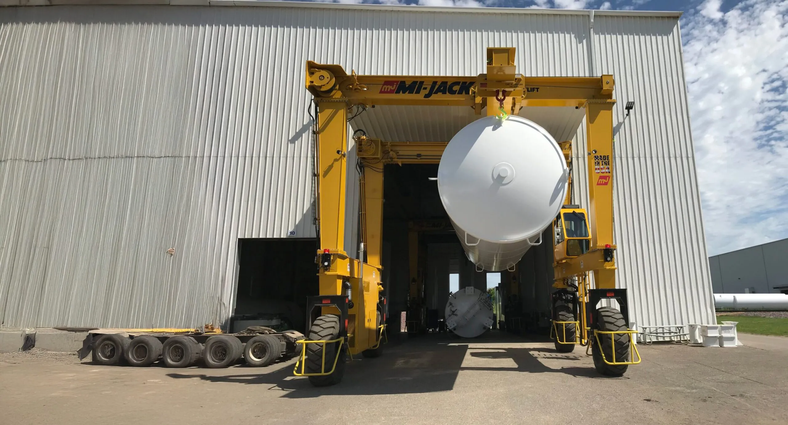 mi-jack mj150hd lifting chemical tank