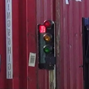 flipper system example of a red light