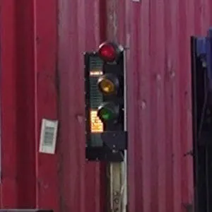 flipper system example of a yellow rolling light