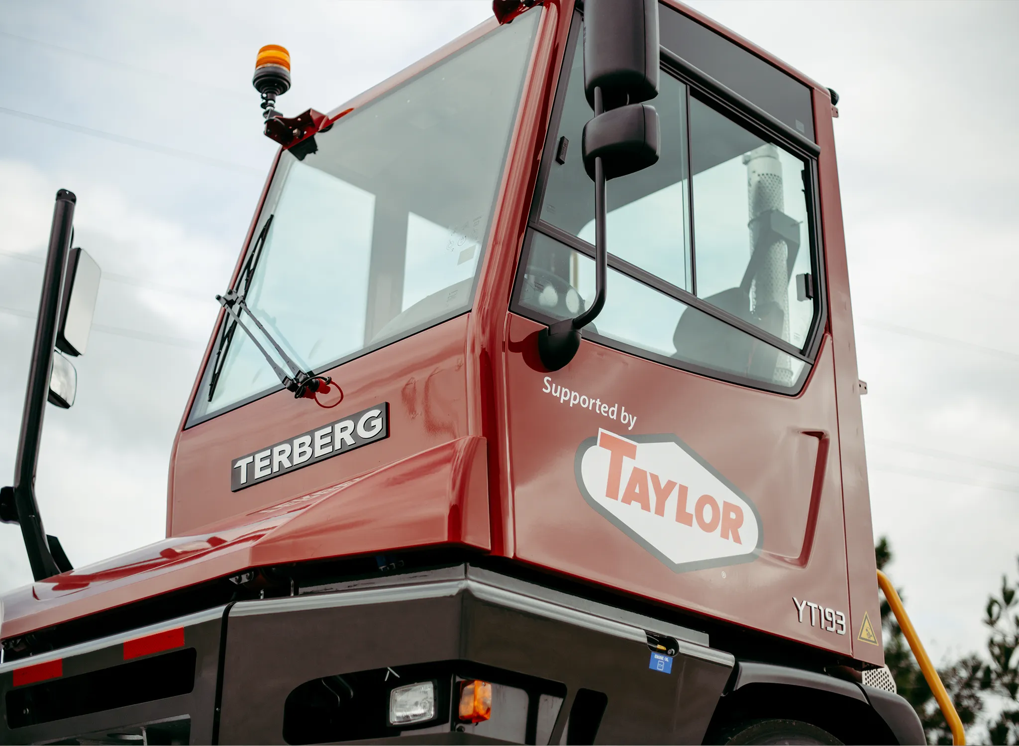 front of yt-193 yard and terminal tractor