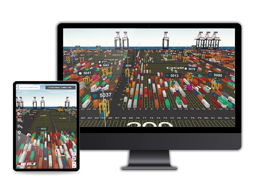 mi-star accuview software displayed on a monitor and tablet