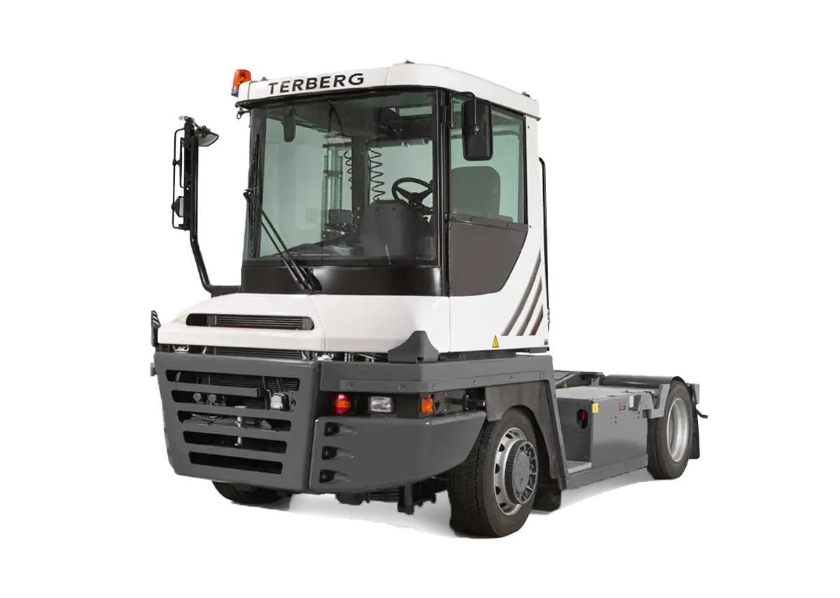 a cutout of a terberg taylor RT-238 RORO Yard Tractor