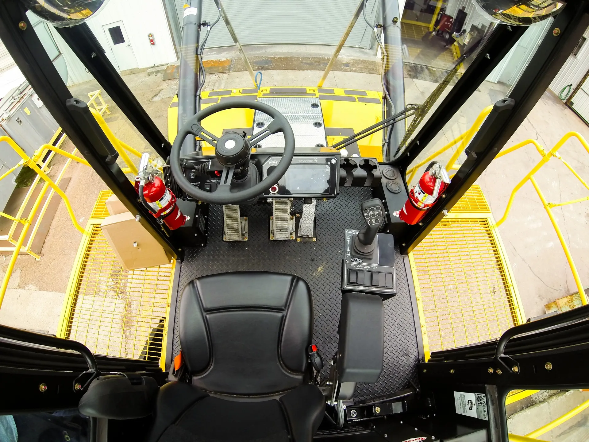 taylor xlc-975 cab interior view