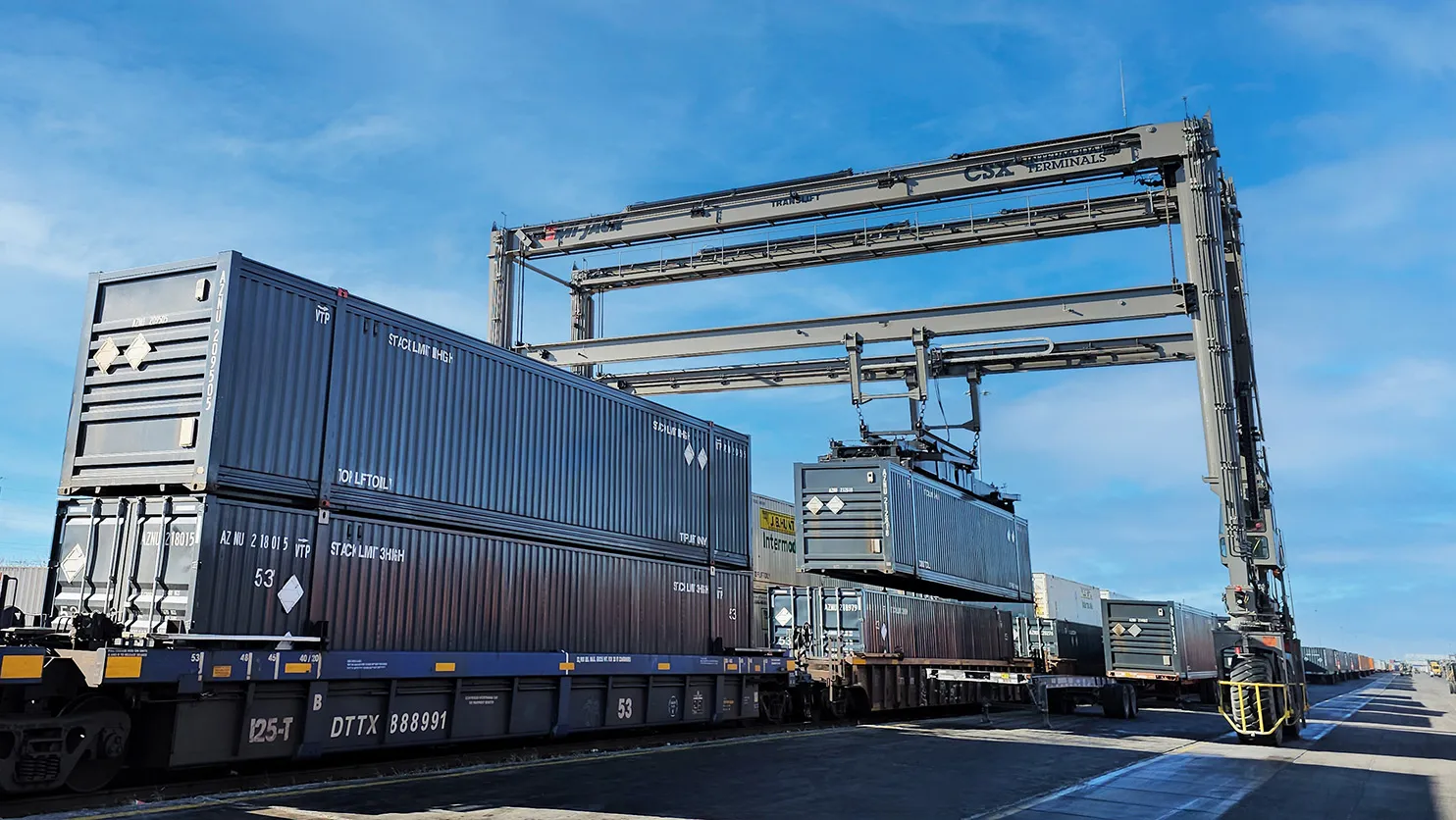 a grey mi-jack mj1200r translift crane